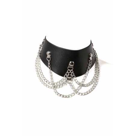 Rebeccatils Loveshop dans le 75 Collier Chainette Simili Cuir