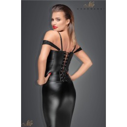 Rebeccatils Loveshop dans le 75 Corset wetlook dentelle lacé