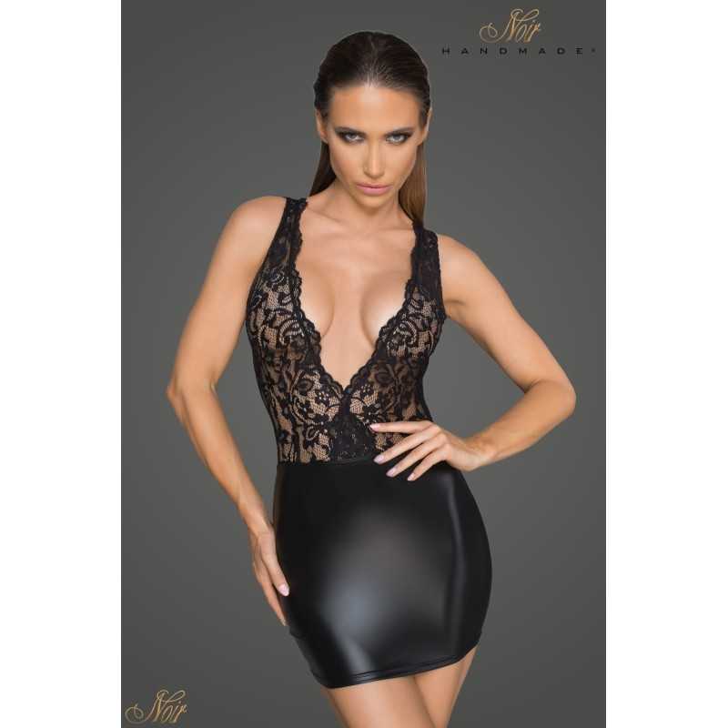 Rebeccatils Loveshop dans le 75 Robe wetlook dentelle décolleté