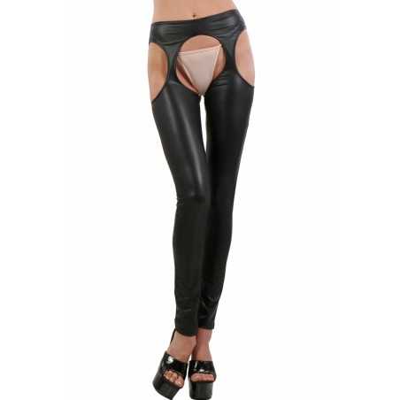 Rebeccatils Loveshop dans le 75 Chaps Legging Wetlook