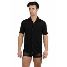 Rebeccatils Loveshop dans le 75 Chemise noire manches courtes