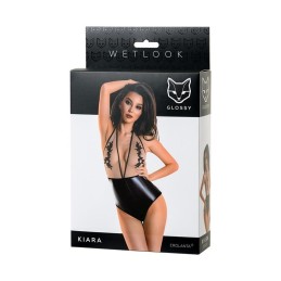 Rebeccatils Loveshop dans le 75 Kiara Body wetlook noir et