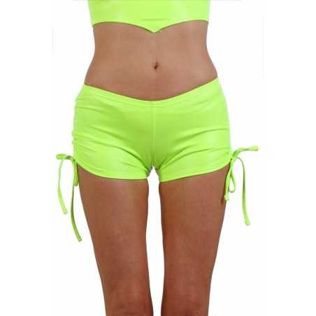 Rebeccatils Loveshop dans le 75 Short Wetlook Fluo Lien