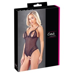 Rebeccatils Loveshop dans le 75 Body Dentelle Noire Seins Et