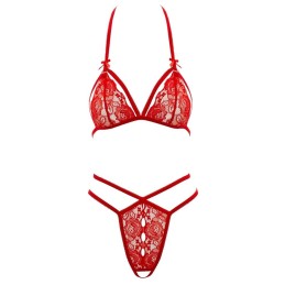 Rebeccatils Loveshop dans le 75 Ensemble Dentelle Rouge Soutien