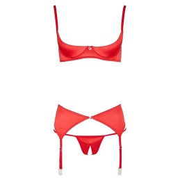 Rebeccatils Loveshop dans le 75 Ensemble Satin Rouge Soutien