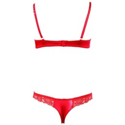 Rebeccatils Loveshop dans le 75 Ensemble Dentelle Rouge Soutien