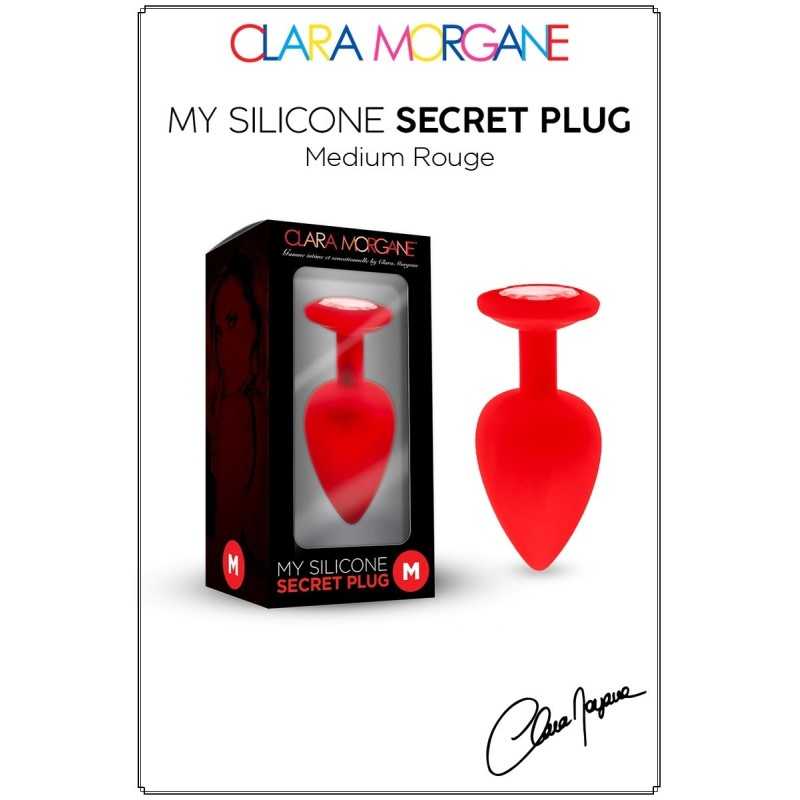 Rebeccatils Loveshop dans le 75 My Secret Rouge Silicone Plug