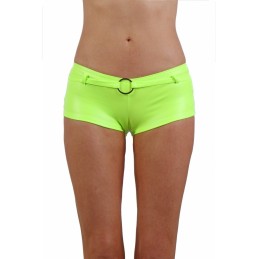 Rebeccatils Loveshop dans le 75 Short Wetlook Fluo Ceinture