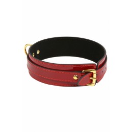 Rebeccatils Loveshop dans le 75 Collier Vinyle Bordeaux et