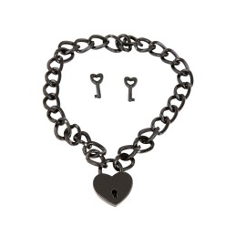 Rebeccatils Loveshop dans le 75 Collier Chaine et Coeur Cadenas