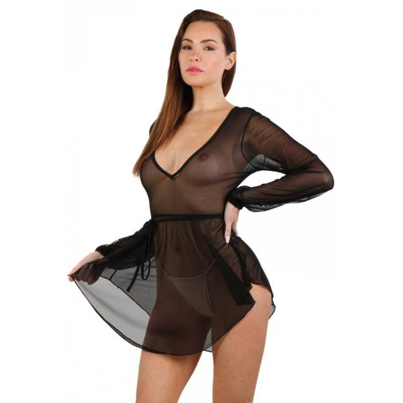 Rebeccatils Loveshop dans le 75 Robe transparente manches