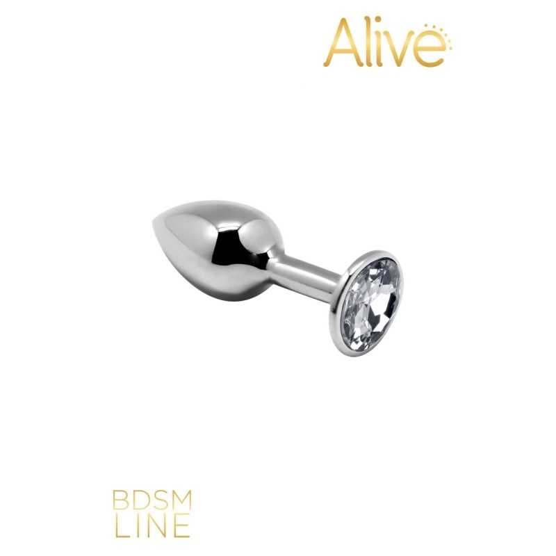 Rebeccatils Loveshop dans le 75 Metal Butt Plug Argent Alive