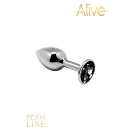 Rebeccatils Loveshop dans le 75 Metal Butt Plug Argent Alive