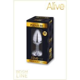 Rebeccatils Loveshop dans le 75 Metal Butt Plug Argent Alive