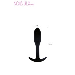 Rebeccatils Loveshop dans le 75 Plug Me B plug anal noir 9.6 cm