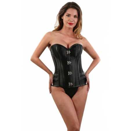 Rebeccatils Loveshop dans le 75 Corset satiné et effet cuir