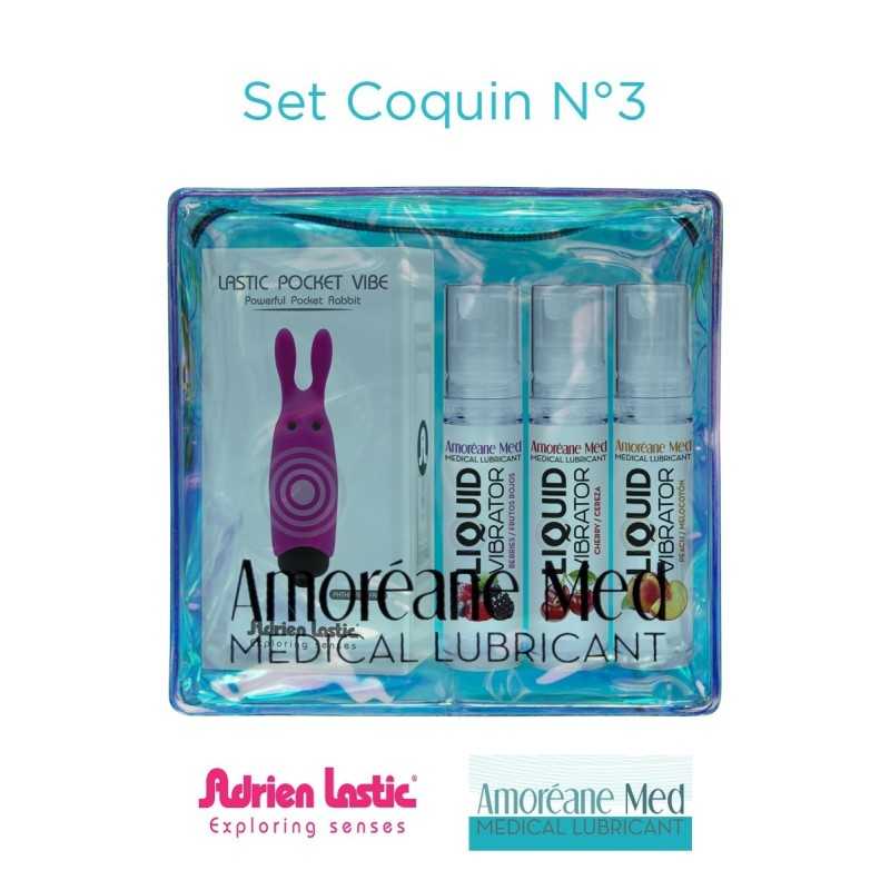 Rebeccatils Loveshop dans le 75 Set Coquin Mini Vibro et 3 Lub