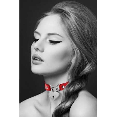 Rebeccatils Loveshop dans le 75 Collier Rouge Ras de Cou